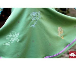 Stickserie - Meerjungfrau Redwork